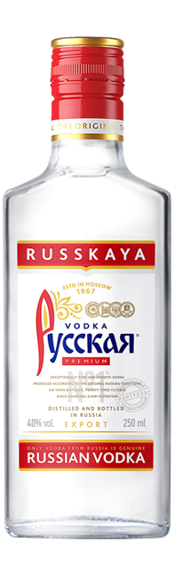 VODKA RUSSKAYA 250ML
