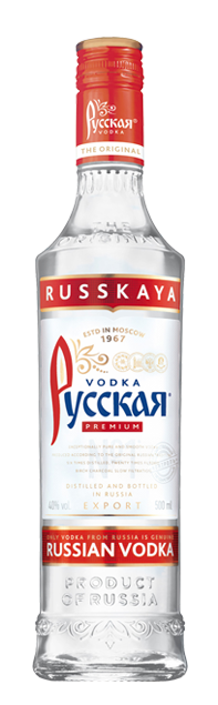 VODKA RUSSKAYA 500ML